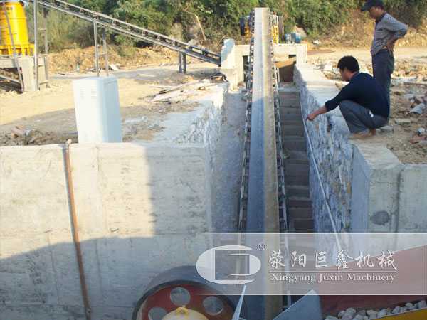 廣西柳州時產50噸河卵石制砂生產線